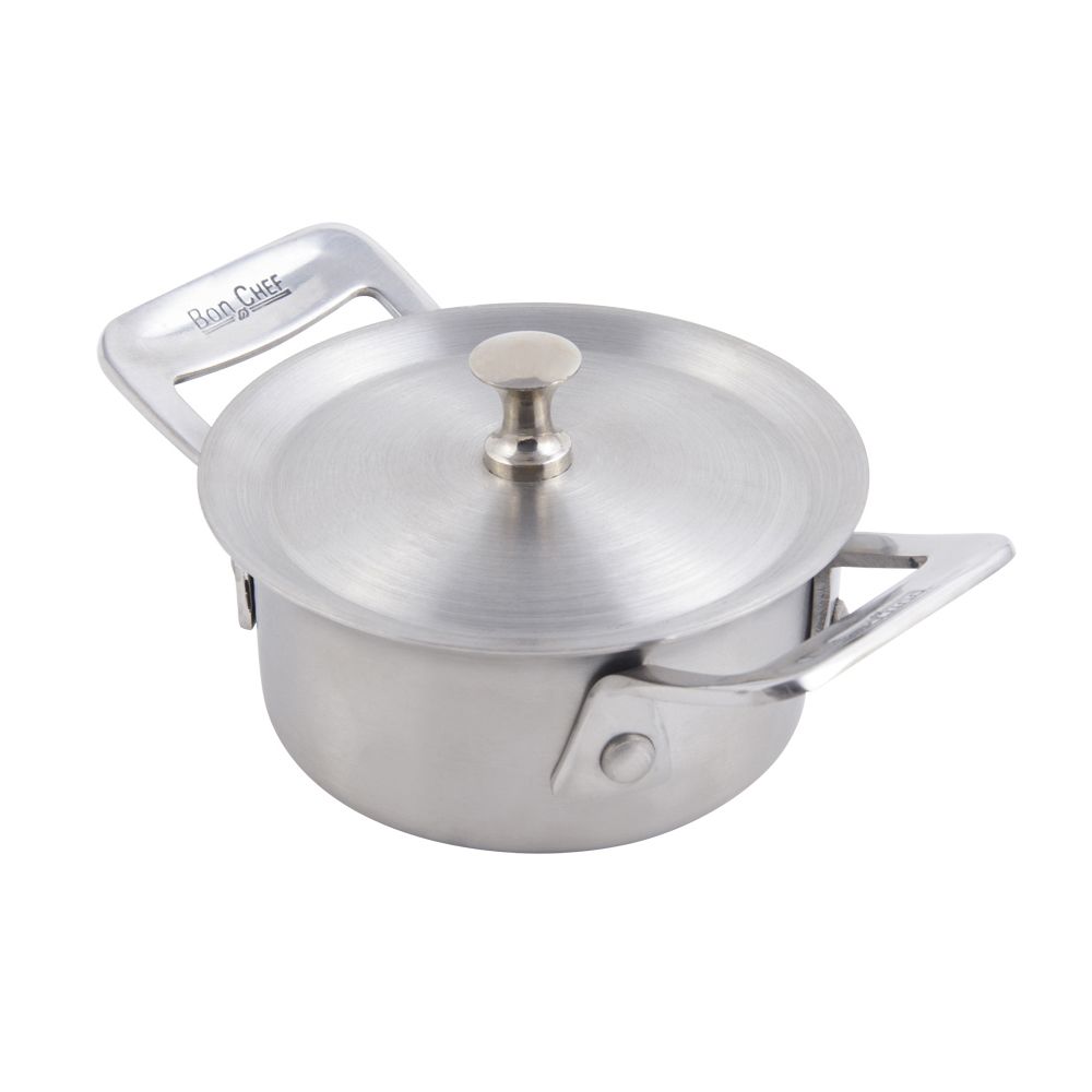 Bon Chef 1 Cup 4-1/4" Round Cucina Dish with Lid