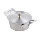 Bon Chef 1 Cup 4-1/4" Round Cucina Dish with Lid
