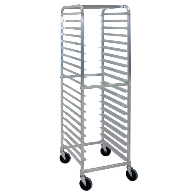 Crescor Full Height Angled Edge Mobile Knock Down Utility Rack