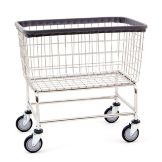 R & B Wire Large Capacity Laundry Cart
