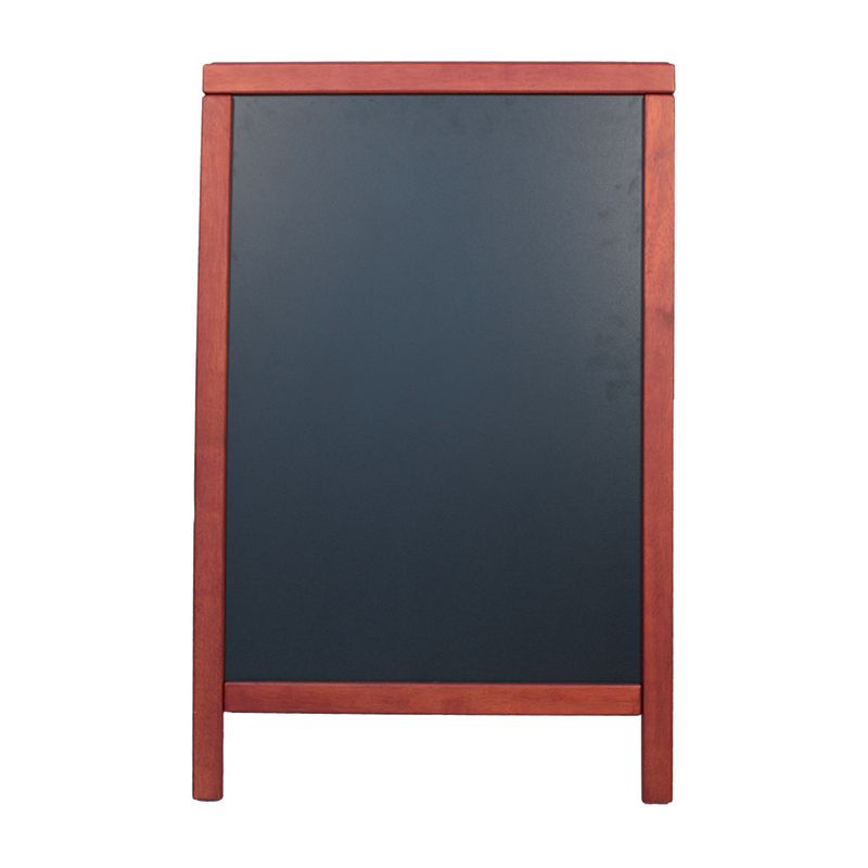 American Metalcraft Securit&reg; Medium Mahogany Sandwich Board