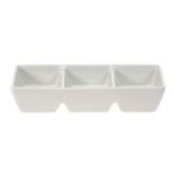 Vertex China 3 Compartment 7-1/2" x 3"  Sauce Dish