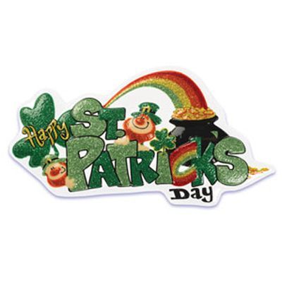 Bakery Crafts&reg; St. Patrick's Day Glitter Poptop