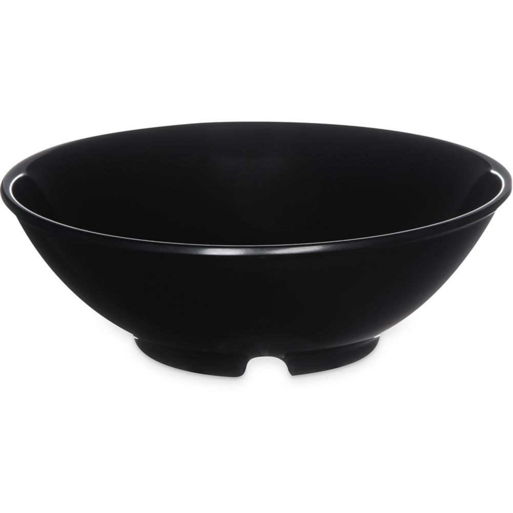 Carlisle&reg; Black 20.7 Oz. Salad Bowl