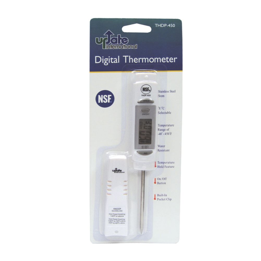 Update International Pocket Digital Thermometer with Sleeve and Handle