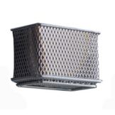 Design Ideas MagNet&trade; Small Silver Mesh Bin