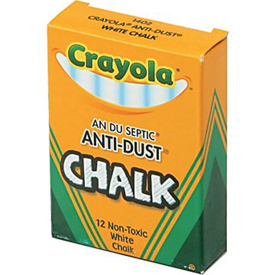 Crayola&reg; Anti-Dust White Chalk