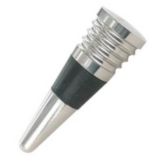 Spill-Stop Chrome Plated Bottle Stopper