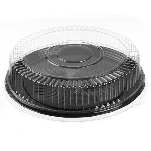 Walco Org. Round 18" PET Tray with Lid