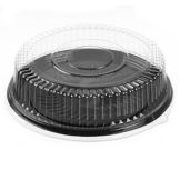 Walco Organization Round 16" PET Tray with Lid