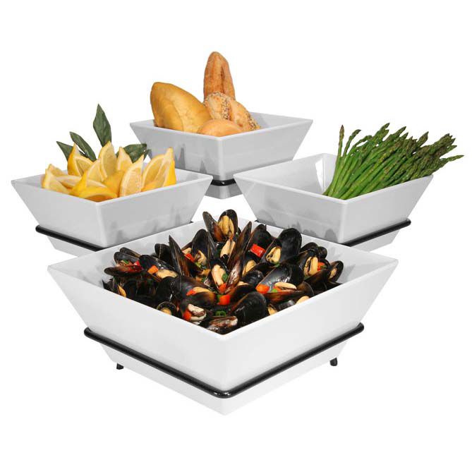 Gourmet Display&reg; Melamine Bowl And Platter Display