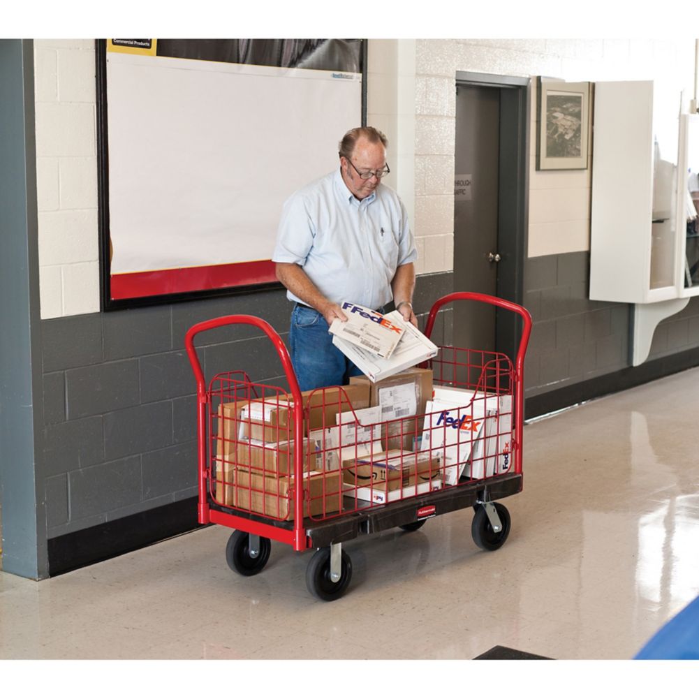 Rubbermaid&reg; 24" x 48" Side Panel Platform Truck