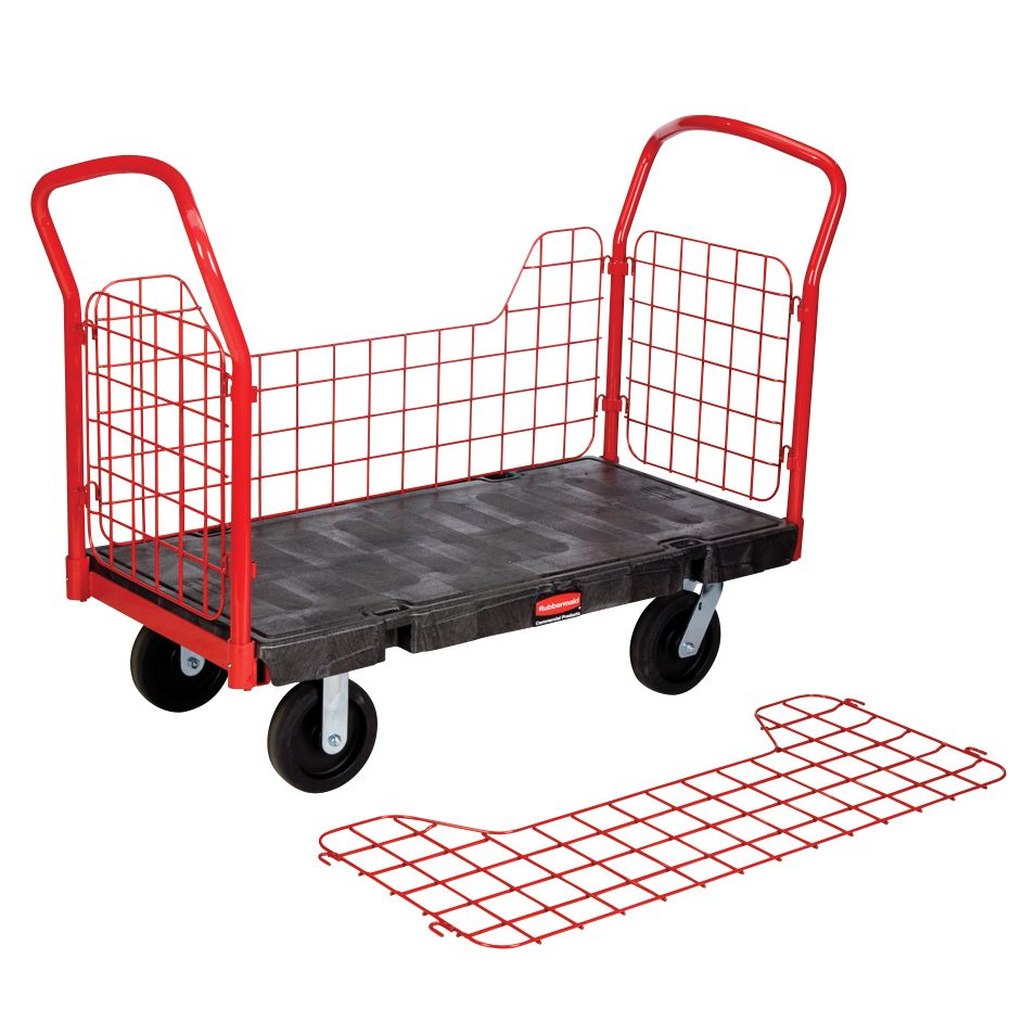Rubbermaid&reg; 24" x 48" Side Panel Platform Truck