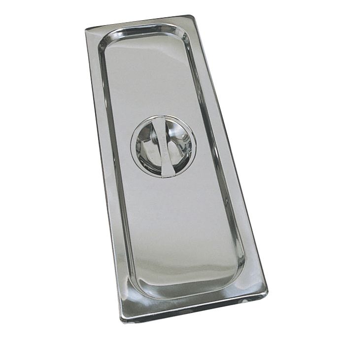 Update International Half-Size 24 Gauge Solid Long Pan Cover