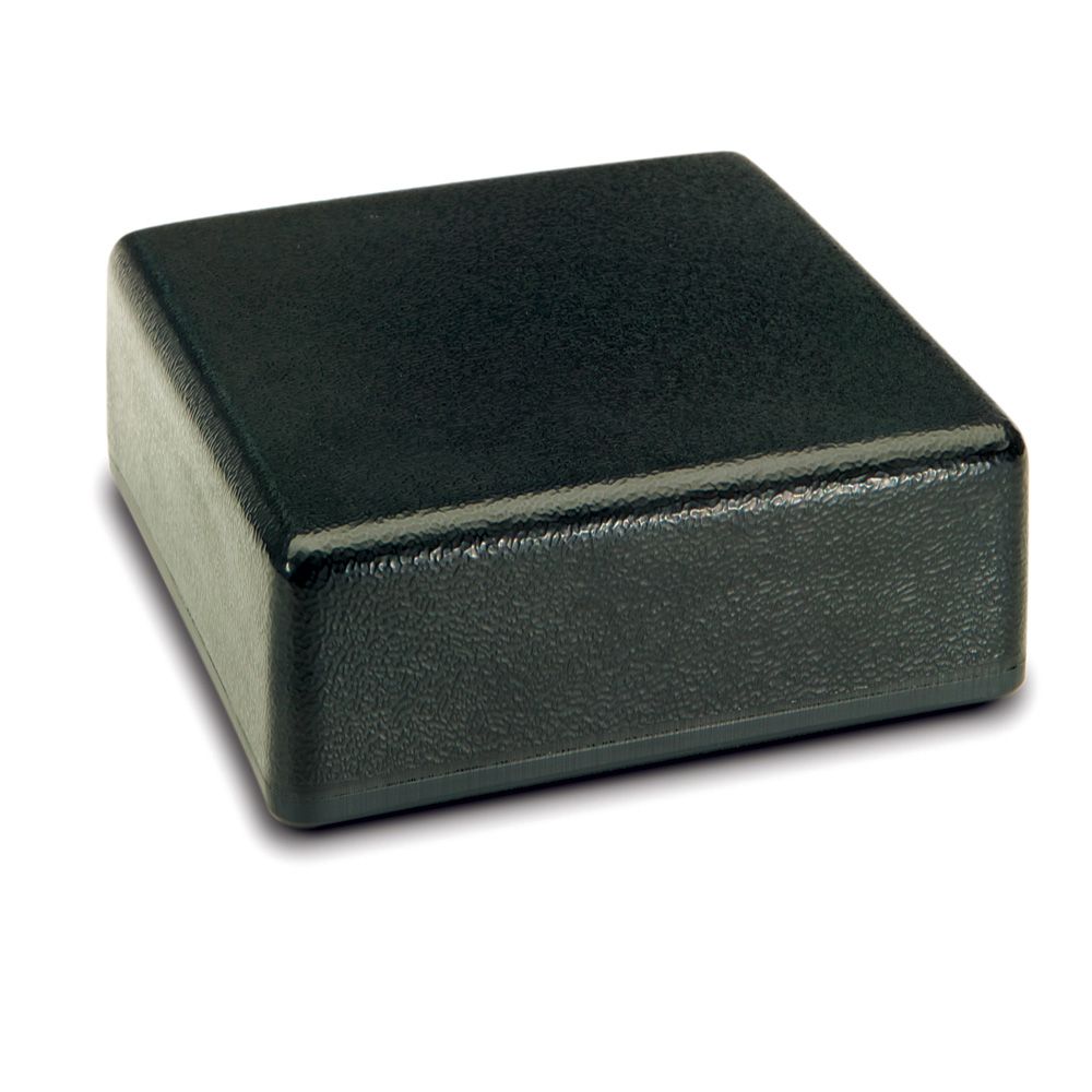 Delfin Black ABS 6"x6"x2" Cube Riser