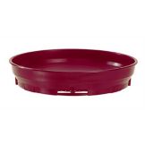 Cambro&reg; Cranberry 9-1/2" Dia x 1-8/9" H Camduction Base