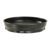 Cambro&reg; Black 9-1/2" Dia x 1-8/9" H Camduction Base