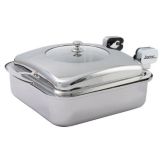Spring USA&reg; Vision S/S Rectangular Buffet Server w/ Chrome Accents