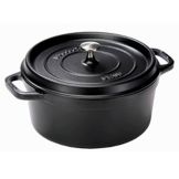 Staub USA Black 2.75 Qt. Round Cocotte