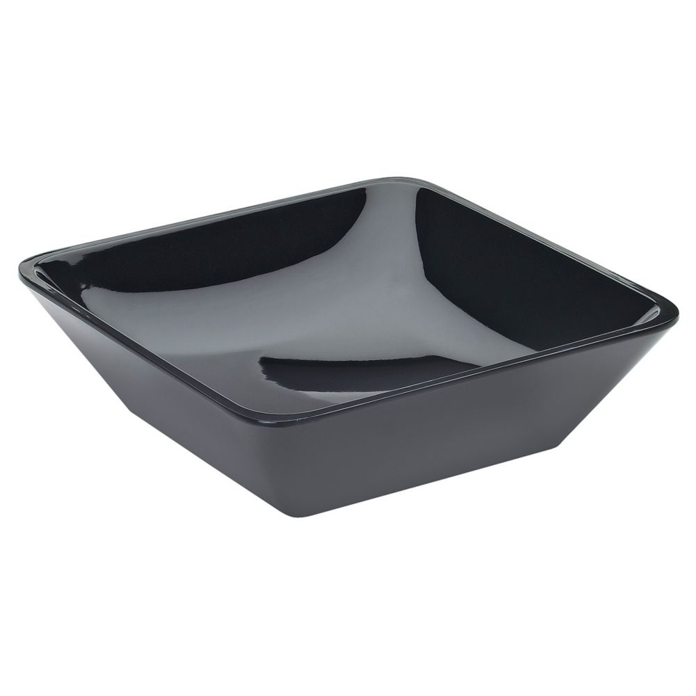 Cal-Mil 10" Square Black Melamine Bowl