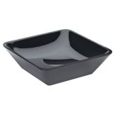 Cal-Mil 10" Square Black Melamine Bowl