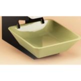 Cal-Mil 10" Square Sage Melamine Bowl