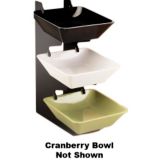 Cal-Mil 10" Square Cranberry Melamine Bowl