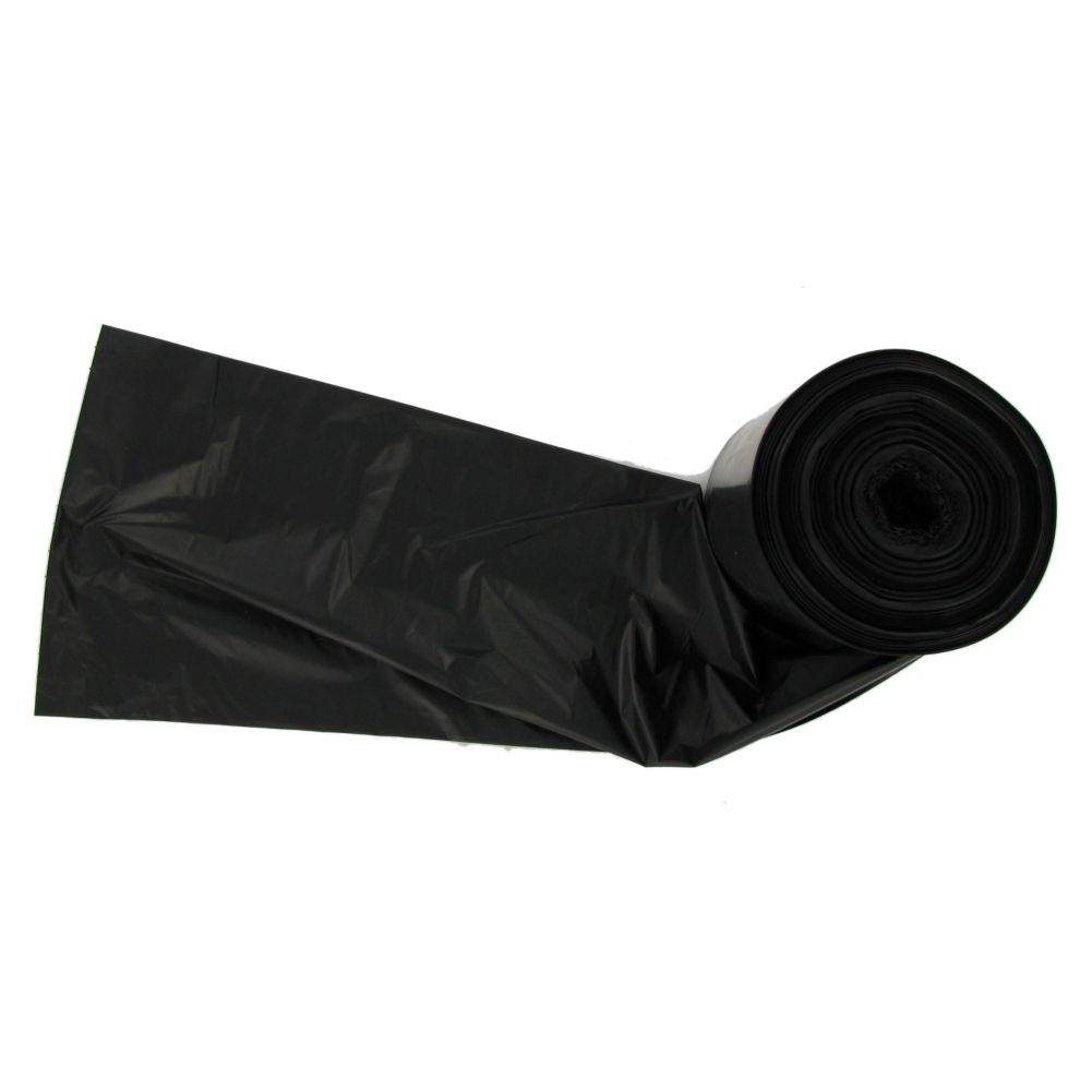 Rollpak 12 - 16 Gal. Black Trash Can Liner Roll