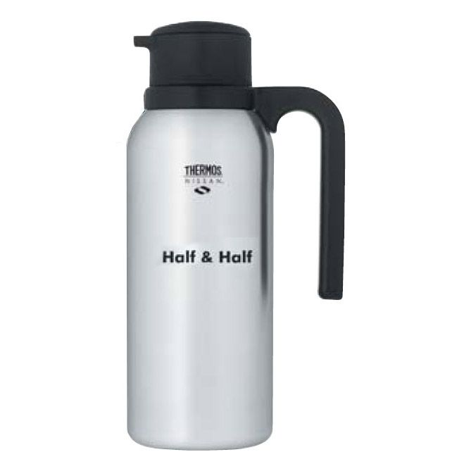 Thermos&reg; S/S 32 Oz Twist / Pour Carafe w/ Half & Half Imprint