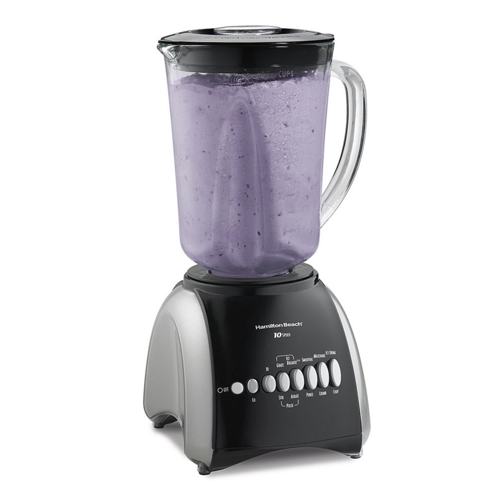Hamilton Beach Black and Stainless 10 Speed WaveMaster&trade; Blender