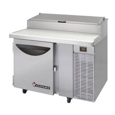 Victory Refrigeration 46" Single Door S/S Pizza Prep Table