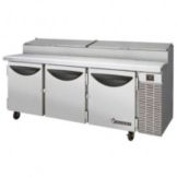 Victory Refrigeration 88" 3-Door S/S Pizza Prep Table