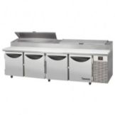 Victory Refrigeration 119" 4-Door S/S Pizza Prep Table