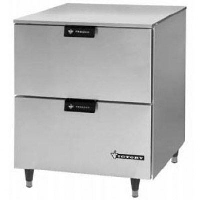 Victory Refrigeration 27" Undercounter Freezer with S/S Top