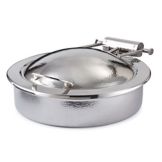 D.W. Haber S/S 2 Gal. Hammered Round Grill Chafer with Lid