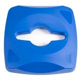 Rubbermaid&reg; Untouchable&reg; Single Stream Blue Recycling Top