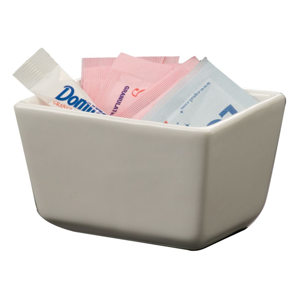 American Metalcraft White Ceramic Sugar Packet Holder