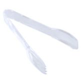 Update International 6" Clear Polycarbonate Tongs