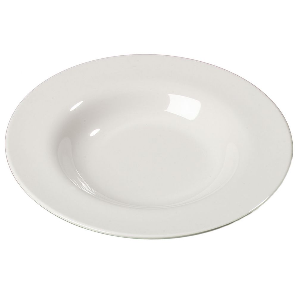Carlisle&reg; Sierrus&trade; 12" Bone Melamine Salad / Pasta Bowl