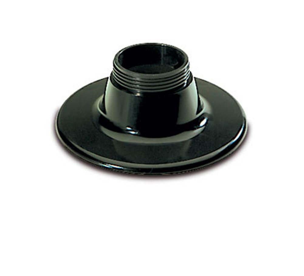 Delfin 10" x 10" Black Round Case-Link Pedestal