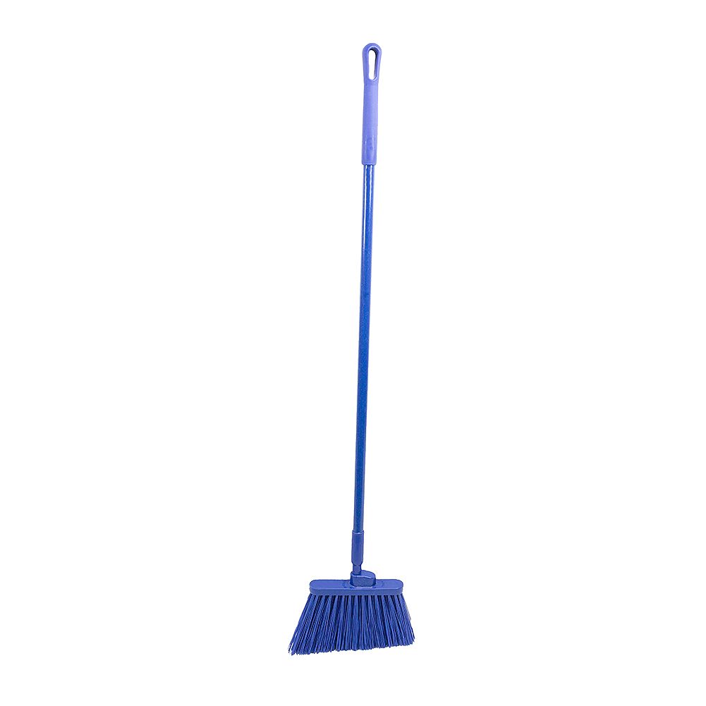 Carlisle&reg; Spectrum&reg; Duo-Sweep&reg; 56" Blue Angle Broom