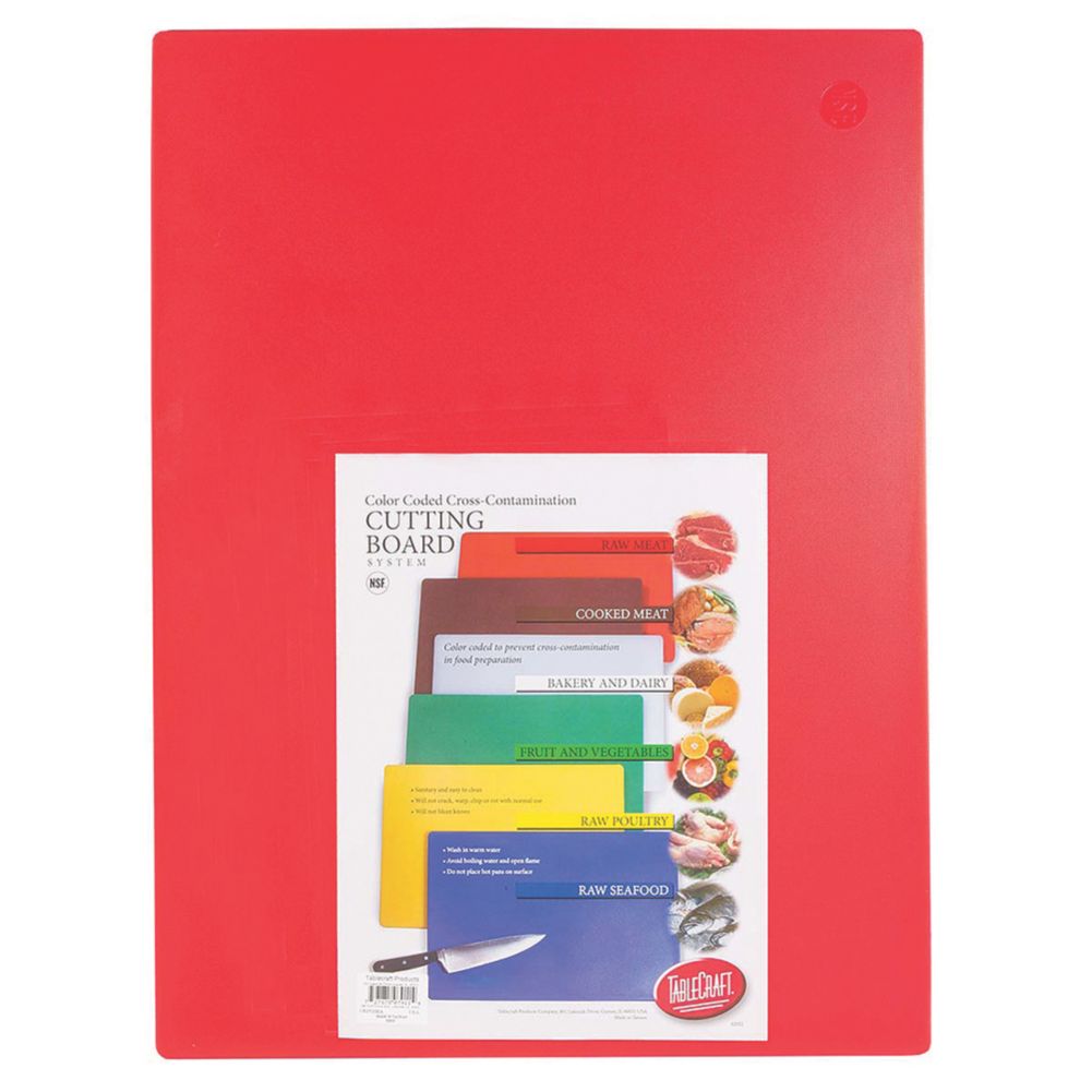 Tablecraft Red 15" x 20" Cutting Board
