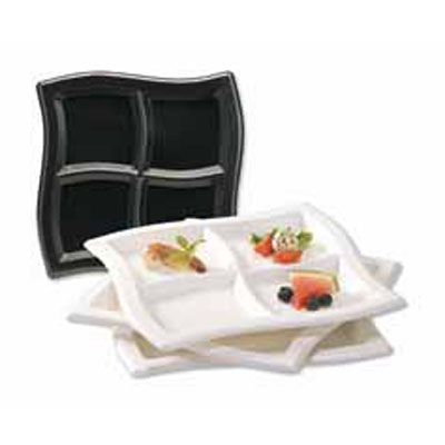 EMI Yoshi&reg; Clear Plastic 4 Compartment 10" Wave Plate