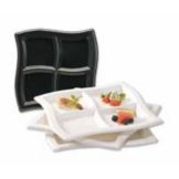EMI Yoshi&reg; Clear Plastic 4 Compartment 10" Wave Plate
