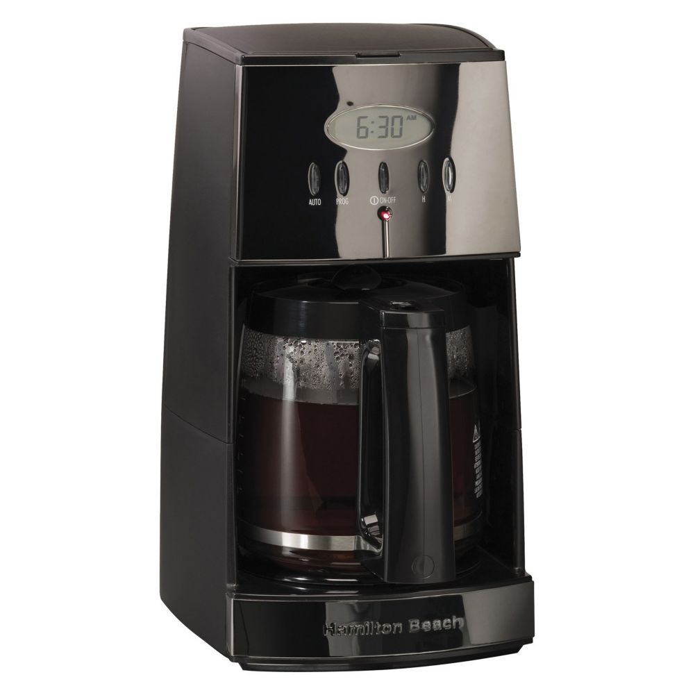 Hamilton Beach 12 Cup No Drip Black Ice&trade; Coffeemaker