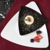 EMI Yoshi&reg; Clear Plastic 6" Triangles Plate