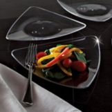 EMI Yoshi&reg; Clear Plastic 9" Triangles Plate