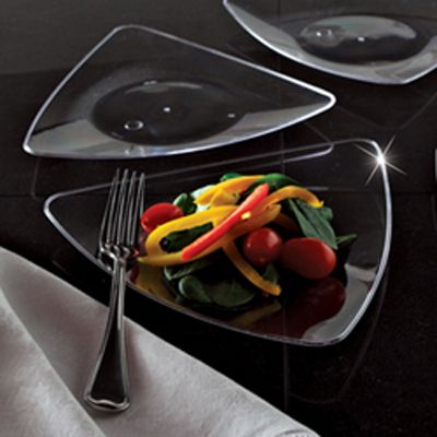 EMI Yoshi&reg; Clear Plastic 10" Triangles Plate