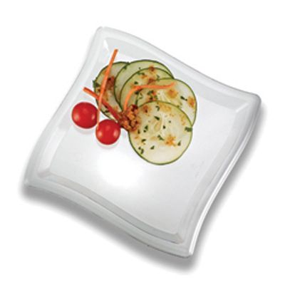 EMI Yoshi&reg; White Plastic 7" Waves Plate