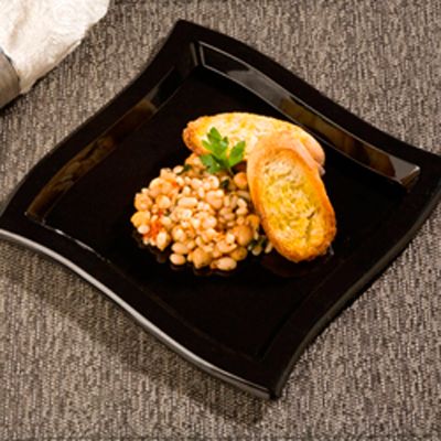 EMI Yoshi&reg; Black Plastic 9" Waves Plate